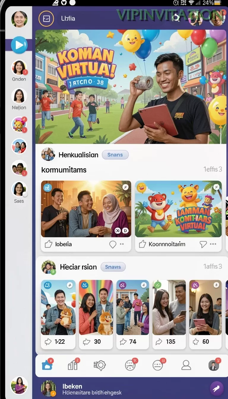 Cuplikan layar MEGA188 — pengaturan akun