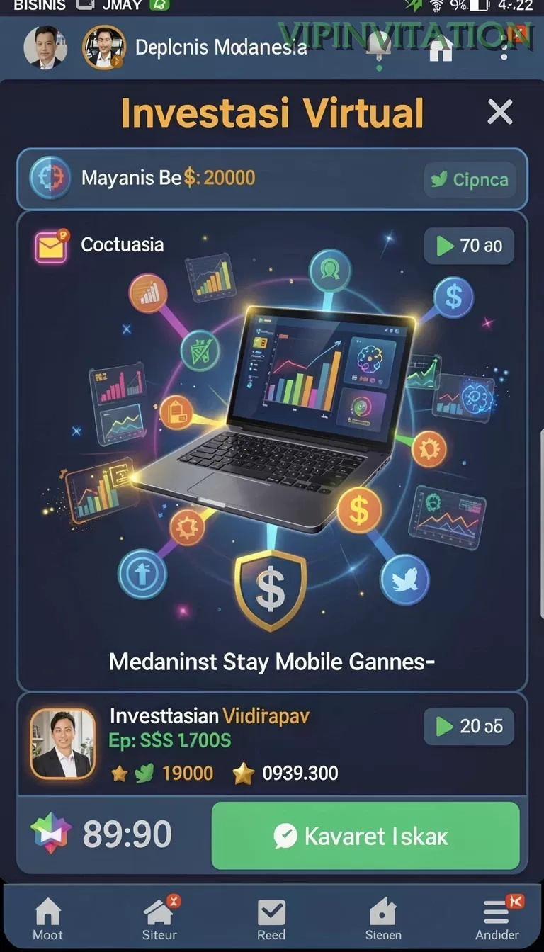 Cuplikan layar RADEN4D — pengaturan akun
